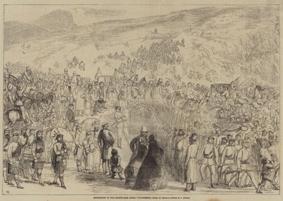 Inspection of the Edinburgh Rifle Volunteers by Charles Altamont Doyle